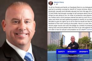Candidato a sheriff del condado Pima, Kevin Kubitskey enfrenta acusaciones de abuso por su propia hija.
