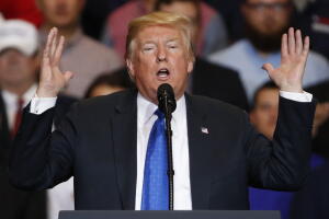 Mitin de Trump en Las Vegas