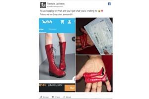 Pidió unas botas y recibió unas que solo le quedarían a una muñeca