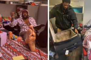 Hombre vivió 4 días en su oficina como protesta contra la empresa, ¿buena idea o delito.jpg