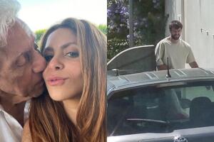 Shakira y Piqué: captan al futbolista llegar a casa de la cantante tras confirmar que su padre está hospitalizado