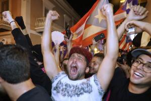Protesters Demand Resignation Of Puerto Rico's Governor Ricardo Rossello