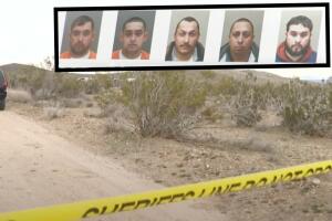 Seis muertes zona desértica San Bernardino arrestos