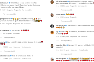 Famosos reaccionan al embarazo de Maite Perroni