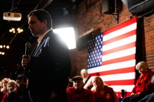 Florida Governor Ron DeSantis Campaigns For President In New Hampshire