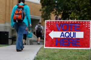 centro de votación en Texas
