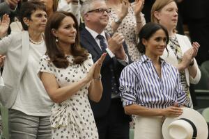 MEghan y Kate en Wimbledon