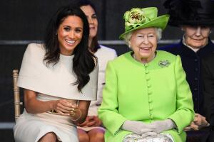 Meghan Markle y la reina