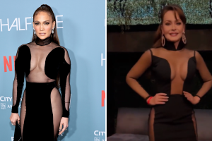 Jennifer Lopez y Gaby Spanic usaron looks similares