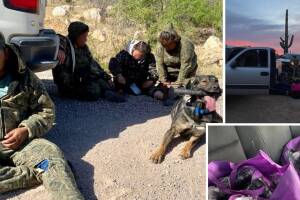 Arrestos de indocumentados e incautaciones de droga en Arizona.