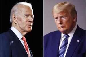Donald Trump y Joe Biden se verán las caras en las elecciones de noviembre.