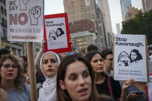 Protestors Demonstrate Against Supreme Court Nominee Brett Kavanaugh In New York