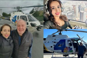 Eliana Moreno y George Marciniw: la periodista y el piloto que murieron en accidente de helicóptero de Los Ángeles