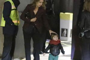 Shakira y Piqué con Sasha y Milan