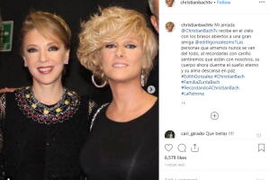 Christian Bach y Edith González