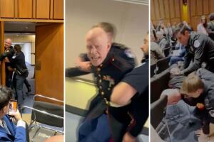 Quién es Brian C. McGinnis, el veterano de Carolina del Norte que se rompió el brazo al protestar contra la guerra con Irán