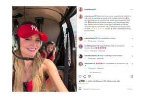 Marjorie de Sousa celebra el cumpleaños de su hijo Matías.