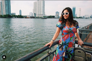 Claudia Martin viajó a Tailandia