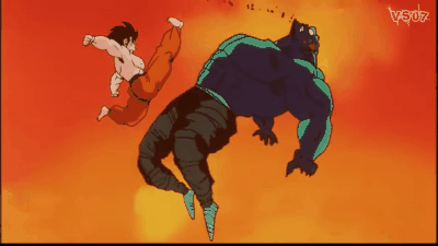 Goku y Piccolo vs Garlic Jr.