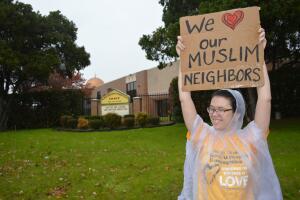 Marcha a favor de musulmanes