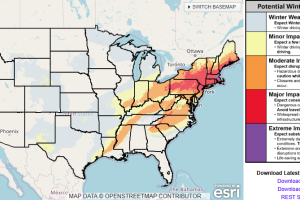 Trayectoria de la tormenta invernal hoy, domingo 25 de enero de 2026