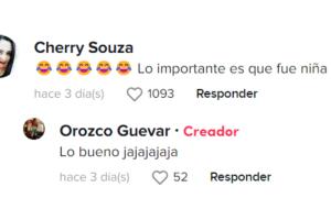 Usuaria de TikTok responde comentarios en su video viral de TikTok