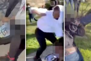 Madre e hija golpean a niña de 12 años.