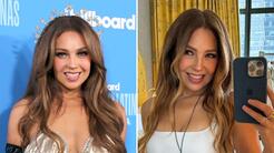 Thalía se 'despide' de su larga melena castaña y aparece con radical look rubio: fotos