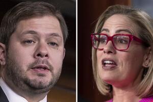 Ruben Gallego se postula para el senado de EEUU por el puesto de la independiente Kyrsten Sinema. 