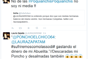 Laura Zapata explota contra sus hermanas