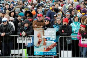 Thousands of people gather for the annual March for Life rally in Washington