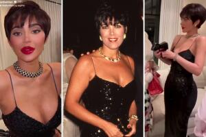 Kylie Jenner disfrazada como Kris Jenner.jpg