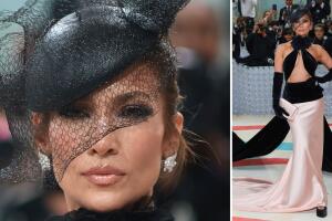 JLo en la Met Gala 2023.