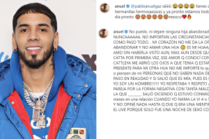 Anuel AA reconoció a su hija