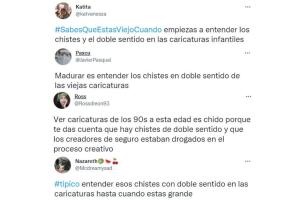 Reacciones Twitter: chistes de adulto en caricaturas infantiles de los 90