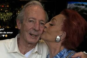 Talina Fernándezy su novio José Manuel Fernández