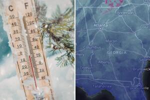 Frío extremo llegará a Metro Atlanta este fin de semana: temperaturas podrían caer hasta 12°F