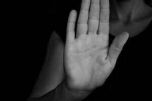 Woman says stop