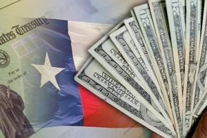 cheque de estímulo $1,400 deudas Texas