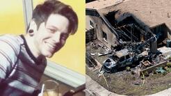 Muere famosa estrella de rock en accidente aéreo: su avioneta cae sobre una casa y vehículos
