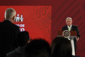 Jorge Ramos questioning AMLO