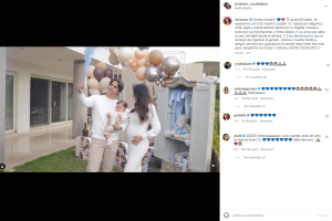 Ximena Navarrete compartió en redes sociales que espera un varón. 