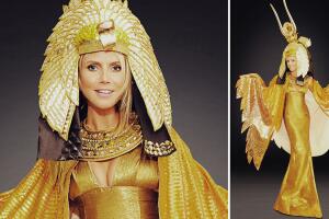 Heidi Klum disfraz Cleopatra Halloween