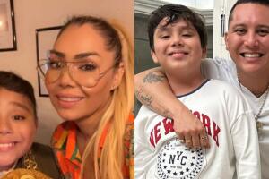 Edwin Luna y su hijo Miguel