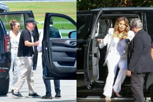 Matt Damon y el resto de los invitados llegaron hasta la mansión de Ben Affleck para verlo casarse con Jennifer López. 