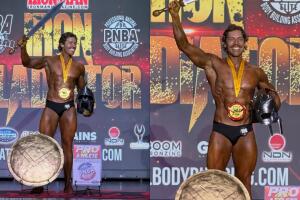 Joseph Baena, el hijo de origen hispano de Arnold Schwarzenegger, ya lleva dos campeonatos ganados al hilo en fisicoculturismo.   