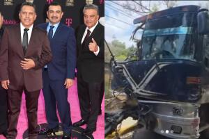 Integrantes de Conjunto Primavera sufren fuerte accidente: su autobús se queda sin frenos 