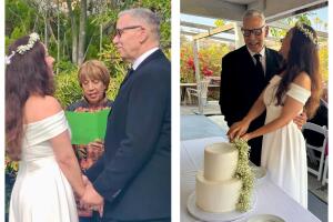 Así fue la boda de Andrea García y Larry Larry Robinson.