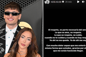 Nicki Nicole confirma que ella y Peso Pluma terminaron.