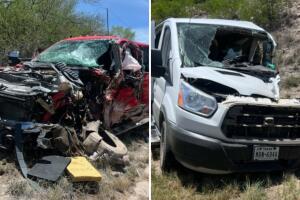 Jeremy Vane Randholp militar guardia nacional muere choque tres heridos quemado texas